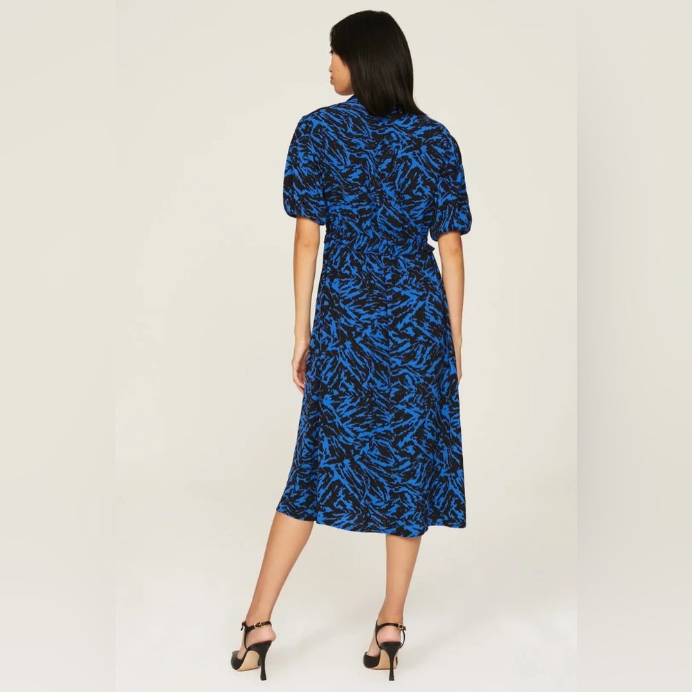 Jason Wu Collection Blue Front Tie Dress, GUC, Size 12. - Picture 7 of 8